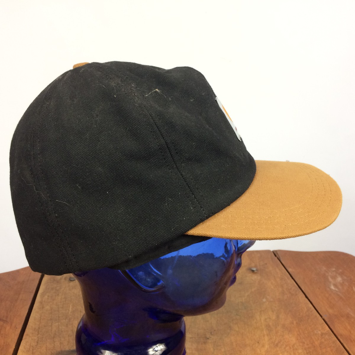 Vintage 80s 90s Carhartt Insulated Winter Work Canvas Hat Cap M
