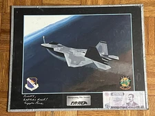 53rd Wing F/A 22 Raptor 422 Test Eval Squadron Poster