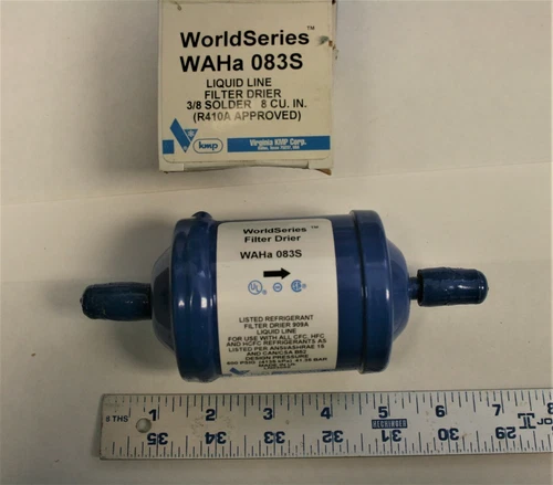 KMP WorldSeries WAHa 083S 3/8" Solder Liquid Line Filter Drier