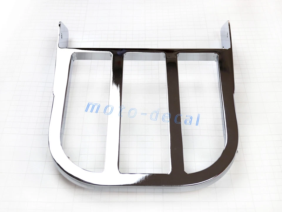 Portaequipajes para V-Star VStar 1100 XVS1100 2000-2009 barra trasera cromada Sissy Foto 2 de 4