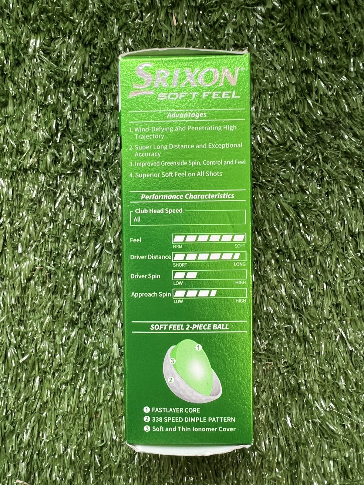 15 x Srixon Soft Feel 202223 Golf Balls / White / 5 Brand New Sleeves