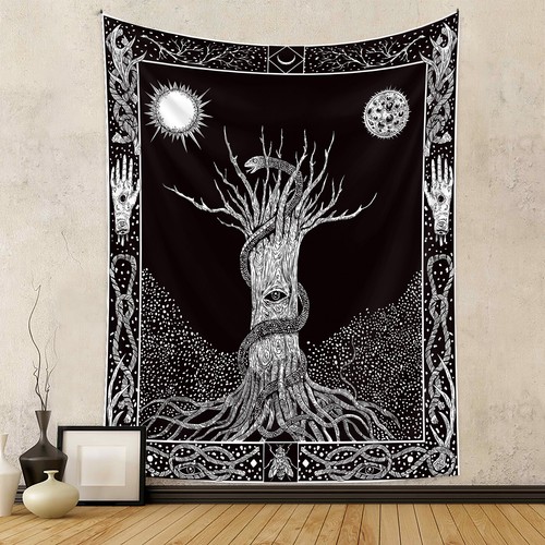 2025 - Extra Large Tapestry Wall Hanging Mandala Psychedelic Bohemian Rug Decors - Picture 20 of 29