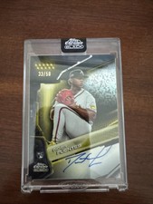 2026 Topps Chrome Black Auto Rookie Didier Fuentes #CBA-DF Gold Refractor /50 RC
