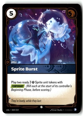 Sprite Burst 069/219 Common Unleashed Riftbound Near Mint