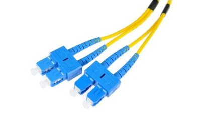 5902560363586 PATCHCORD ŚWIATŁOWODOWY SM SC/UPC-SC/UPC DUPLEX 1m OPTIX