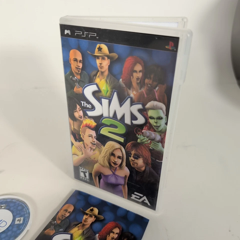 The Sims 2 PSP (2005) EA CIB Complete With Manual Case Disc Tested Working  - Image 2 of 4