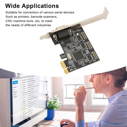 Pcie X1 zu RS232 Serielle Adapterkarte Industrielle Steuerung Computer-Erwe8735 - Afbeelding 4 van 8