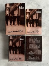 The Beatles Live At The BBC Double Cassette Box Set with Book Insert, Rare HTF