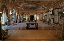 Palm Beach Florida Henry Morrison Flagler Museum Entrance Hall ~ postcard sku351