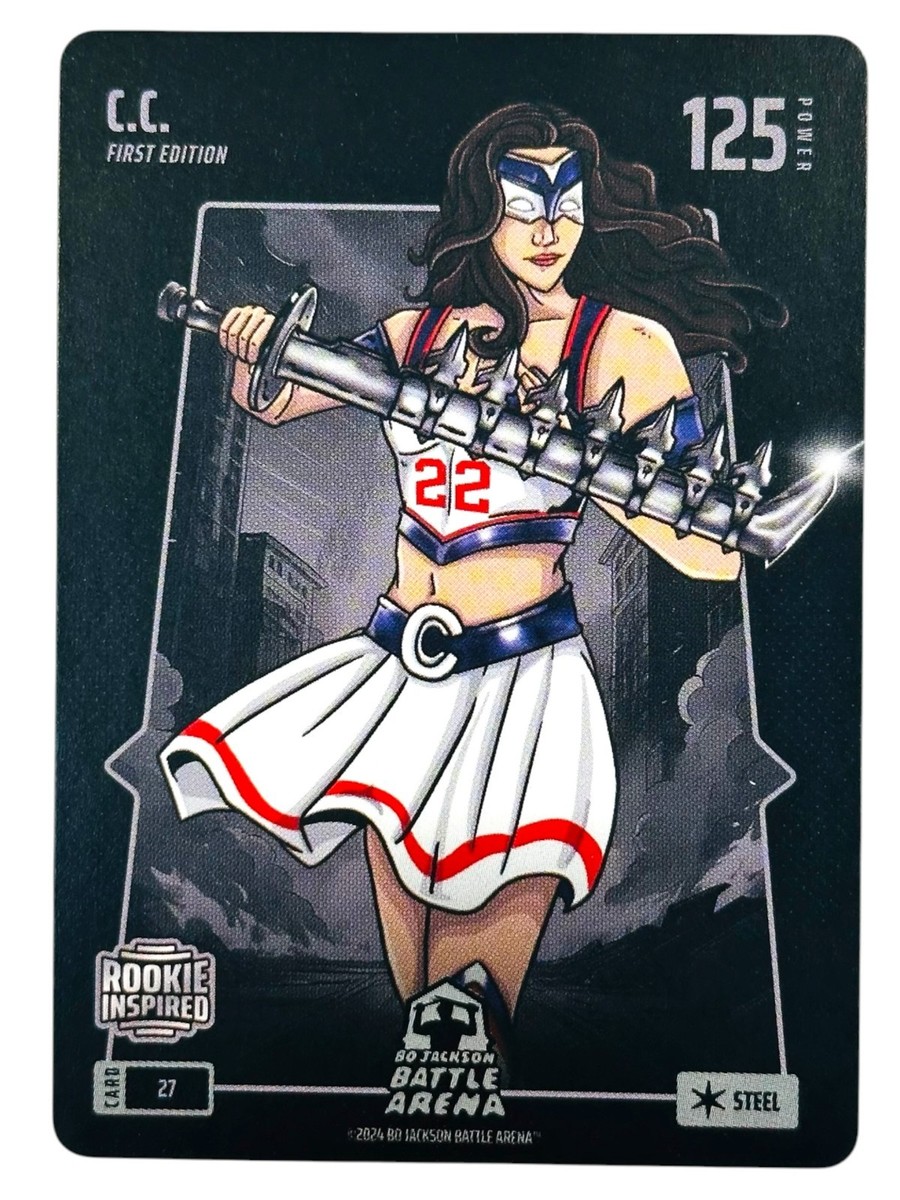 2025 Bo Jackson Battle Arena CC Catlin Clark RC 1st Ed Battlefoil Alpha