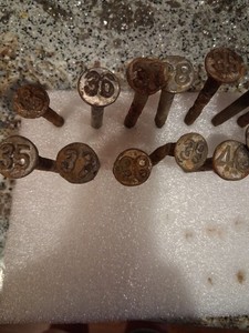 Vintage Antique Railroad Nails Lot Of 24 #10