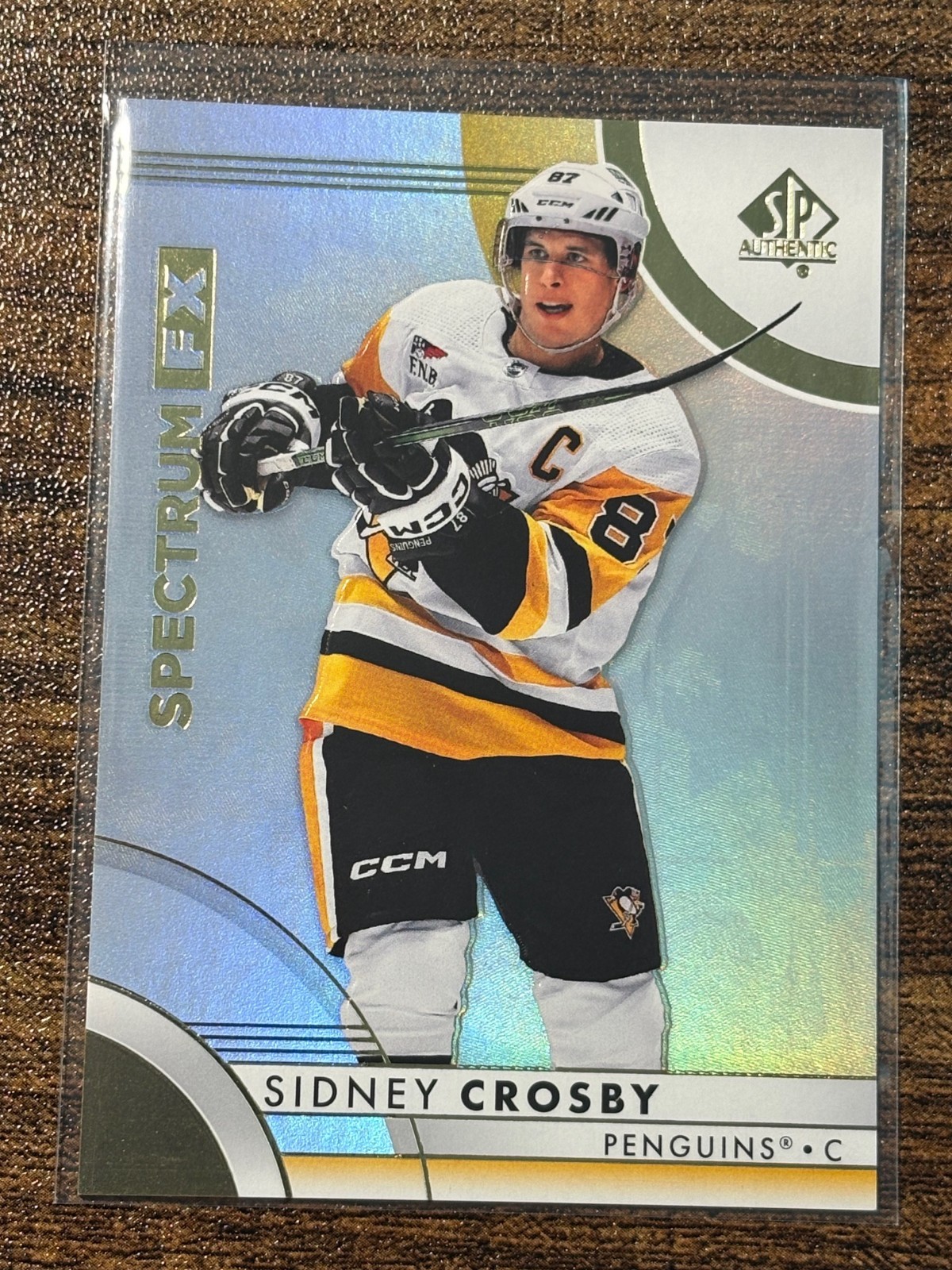 2023-24 SP Authentic Limited Spectrum FX #S40 Sidney Crosby