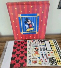 Sandylion Disney MICKEY MOUSE Scrapbook Kit 12"x12  Album, Stickers, Paper-Read