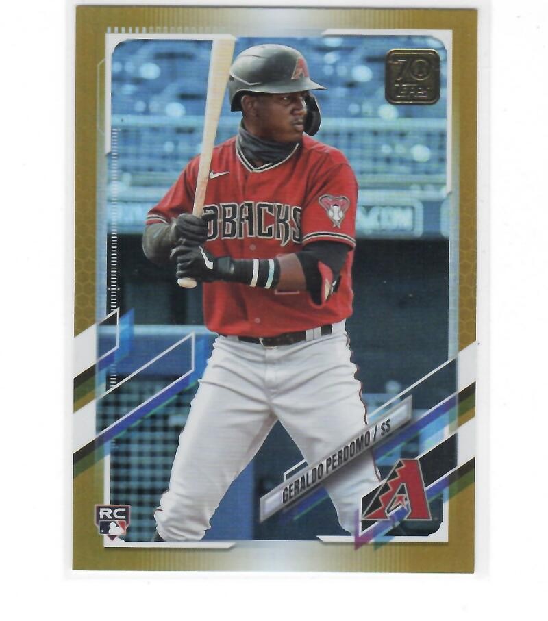 2021 Topps Update Gold Foil #US268 Geraldo Perdomo RC - Rookie Card Dia ID:46739