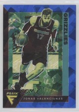 2020-21 Panini Flux Blue Cracked Ice Prizm Jonas Valanciunas #86 md3