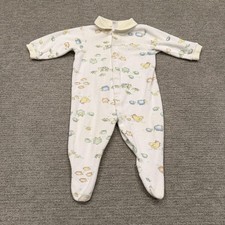 Vintage Carters One Piece Baby 3-6M Animal Terry Footed Sleeper PJ Chicken 90s