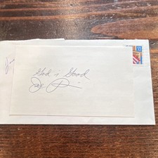 Joe Pesci Signed Autograph Index Card - Celeb...