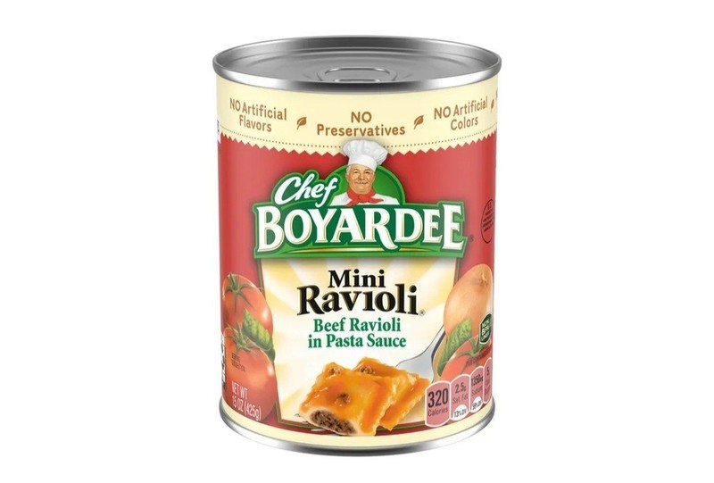 Chef Boyardee Mini Beef Ravioli and Meatballs, 15 Oz Can 6 Cans Total
