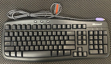 VINTAGE  NEW IN BOX  Microsoft Basic 1.0A PS2 Wired Computer Keyboard - Black