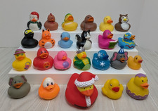 Rubber duck lot 24 ducks duckies colors animals holidays