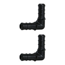 2 Pack XFITTING 3/8" PEX-B Elbow, Poly Alloy, Lead Free, NSF CUPC