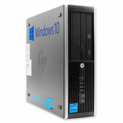 HP 6300 SFF I5 Win10 Pro 16gb 240gb 1tb 1gb Gpu Gt710 PC Rs232 Serial Dvd-Rom_