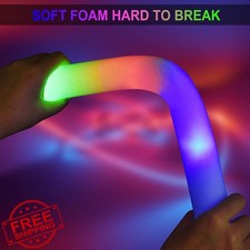 LifBetter 30 Foam Glow Sticks Bulk LED Flashing Modes Party Supplies