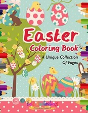 EASTER COLORING BOOK A UNIQUE COLLECTION OF PAGES By Bold Illustrations NEW
