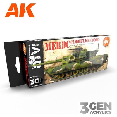AK Interactive: AFV Color Sets - Model Acrylic Paint Colors Set