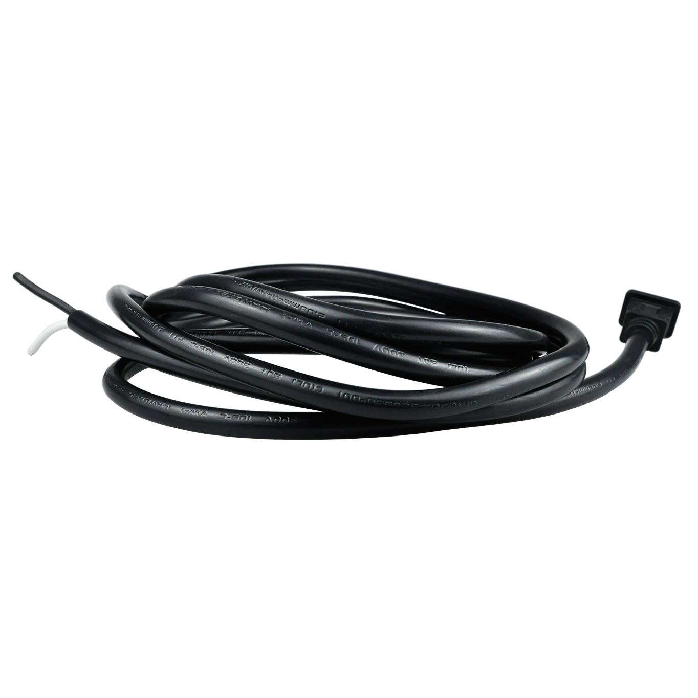 2 Prong Polarized 18 Gauge 10ft Power Cord Pigtail Tool Heavy Duty 110V 115V ...