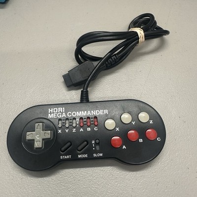 Hori  Mega Commander 6 button Turbo Controller HMJ-07 for Mega Drive Tested