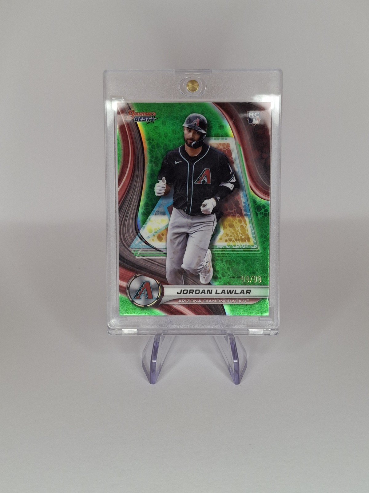 2024 Bowman's Best Jordan Lawlar  RC /99 Green Refractor