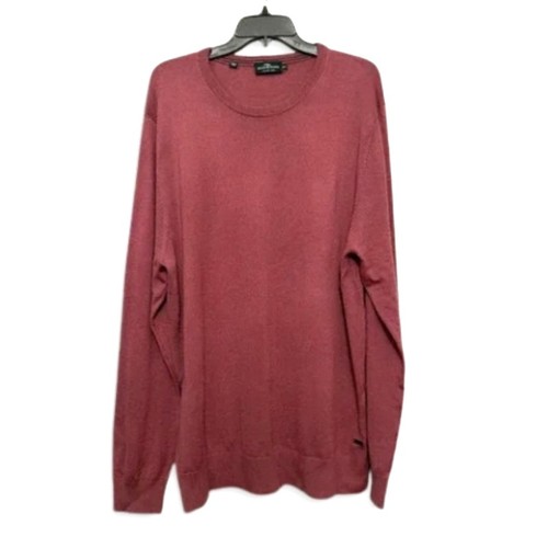 Rodd & Gunn Pullover Maglione Scoop Collo Gauge Maglia Lana Merino Borgogna 2XL Nuovo senza etichette - Foto 2 di 9