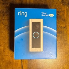 Ring Wired Doorbell PRO - WiFi HD Video Doorbell - Satin Nickel - NEW IN BOX