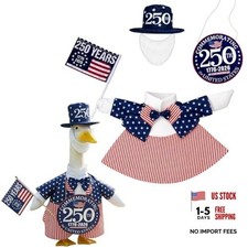 23in Porch Goose Outfit, 4th of July Costume for Style a - Patriotic Theme
