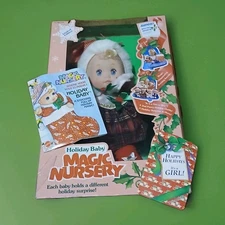 Magic Nursery Holiday Christmas Baby Limited Edition 90s It's A Girl Mattel Rare