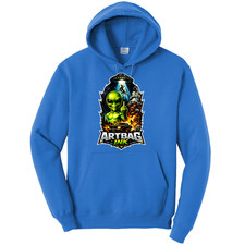 NEW Art Society x Artbag Ink ALIEN COW ROYAL BLUE Hoodie SM-4XLARGE MADE IN USA
