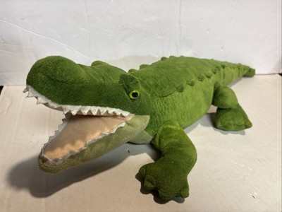 Wild Republic Plush Green Alligator Crocodile 23'' Reptile Stuffed Zoo Animal Toy