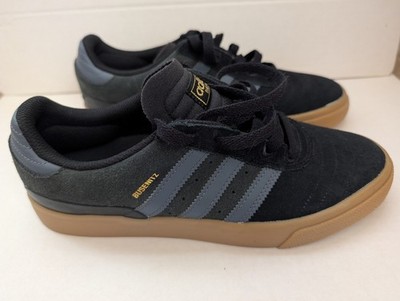 New adidas Busenitz Vulc shoe, Men's size 8, Black/Grey with Gum Sole