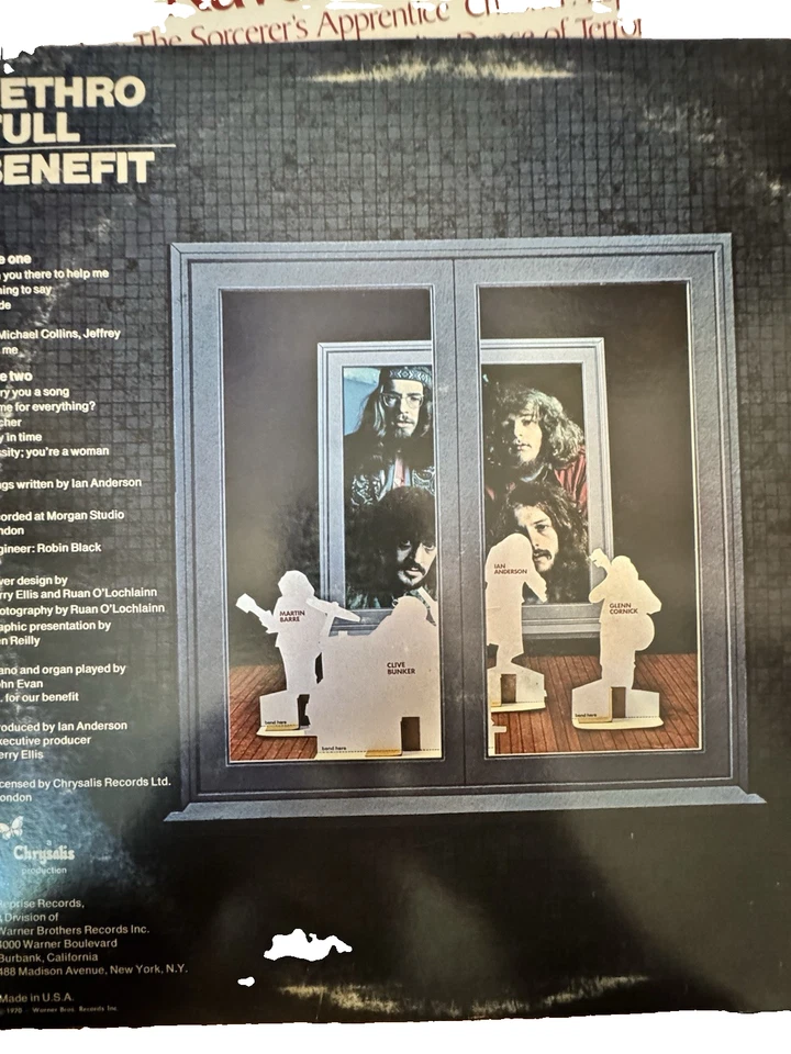 Jethro Tull, Benefit 1970 – US Vinyl, LP, Album, Repress Foto 2 de 4
