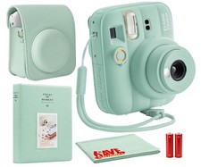 Fujifilm Instax Mini 13 Lagoon Green Instant Camera Album Bundle