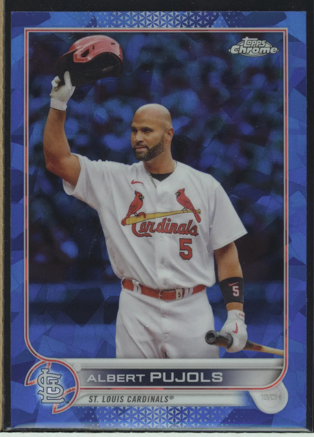 2022 Topps Sapphire Chrome Update US300 Albert Pujols Cardinals