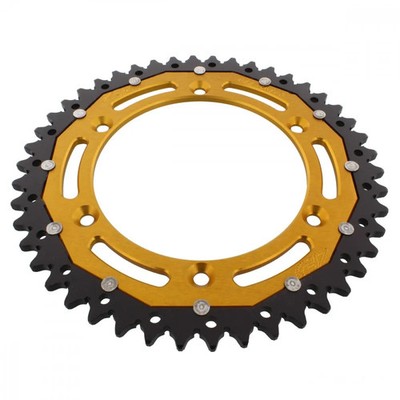 Kettenrad Alu gold 46-Zähne 520-Teilung für SWM RS 500 R i Euro4 Bj. 2017-2018