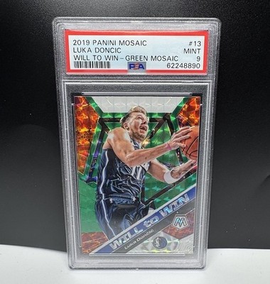 超レア 99枚限定 PSA9 Luka Doncic 2019 #399 BGS Luka Doncic MOSAIC Will To Win Green Mosaic 2019 #13 PSA 9 | eBay
