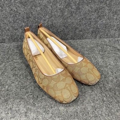 定価47,300円 新品 COACH ウェンディ バレエシューズ 23.5 公式】コーチアウトレット | ウェンディ バレエ