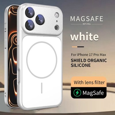 Handyhülle für iPhone Air 17 16 15 14 13 Pro Max Etui Magsafe Linsenschutz Cover