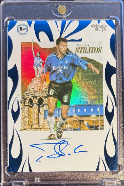 Thomas Stratos 2025 Ultimate Dropz This Is Arminia Legend On Card Auto /14