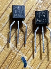 A lot of FOUR 4 MOTOROLA MPS-H17; NPN silicon epitaxial UHF transistor 800 Mhz