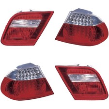 Heckleuchten Set LED innen und außen links + rechts für BMW 3er Coupe E46