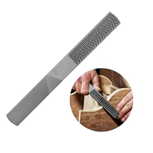Râpe plate et demi-ronde 4 en 1 pour lisser le bois sans éclats
